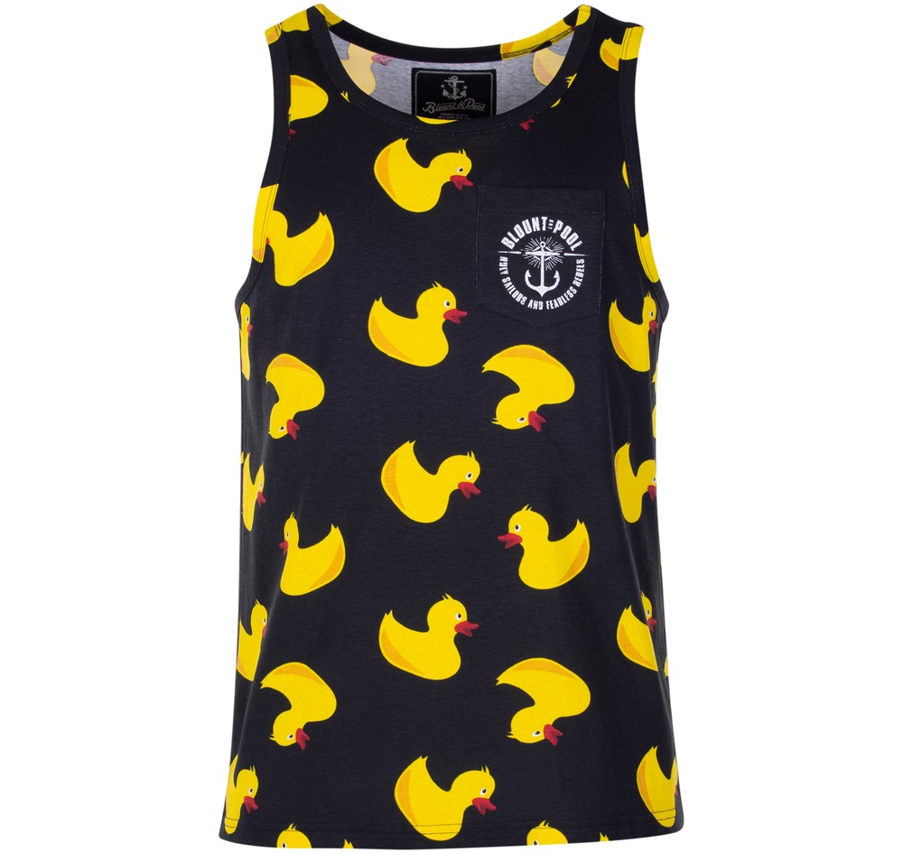 Tropical Singlet, Black Yellow Duck, Xs,  Strandkläder | Fiske//Skeddrag//Sport & aktivitet//Fiskedrag | Padelspecialisterna