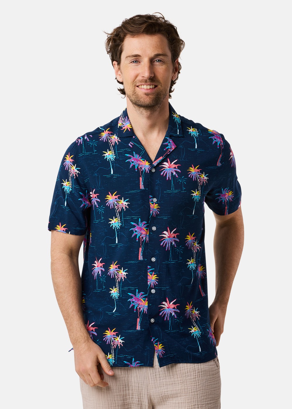 Honolulu Shirt, Seapalm, M,  Kortärmade Skjortor Honolulu Shirt, Seapalm, M,  Kortärmade Skjortor