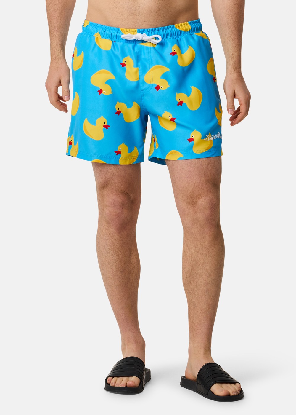 Beachshorts, Blue Yellow Duck, Xs,  Badbyxor Beachshorts, Blue Yellow Duck, Xs,  Badbyxor