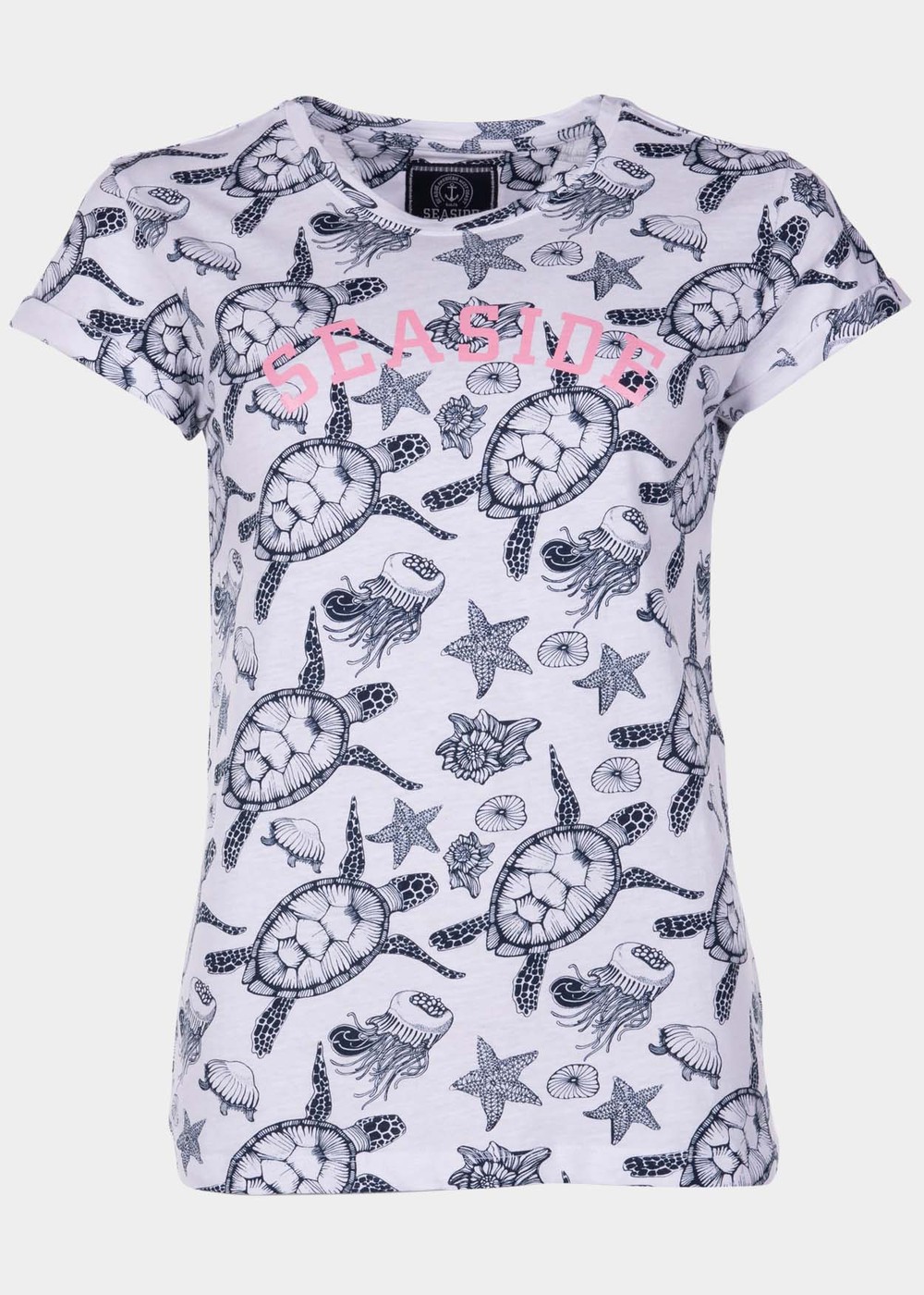 Miami Tee W, White Turtle, 38,  Strandkläder