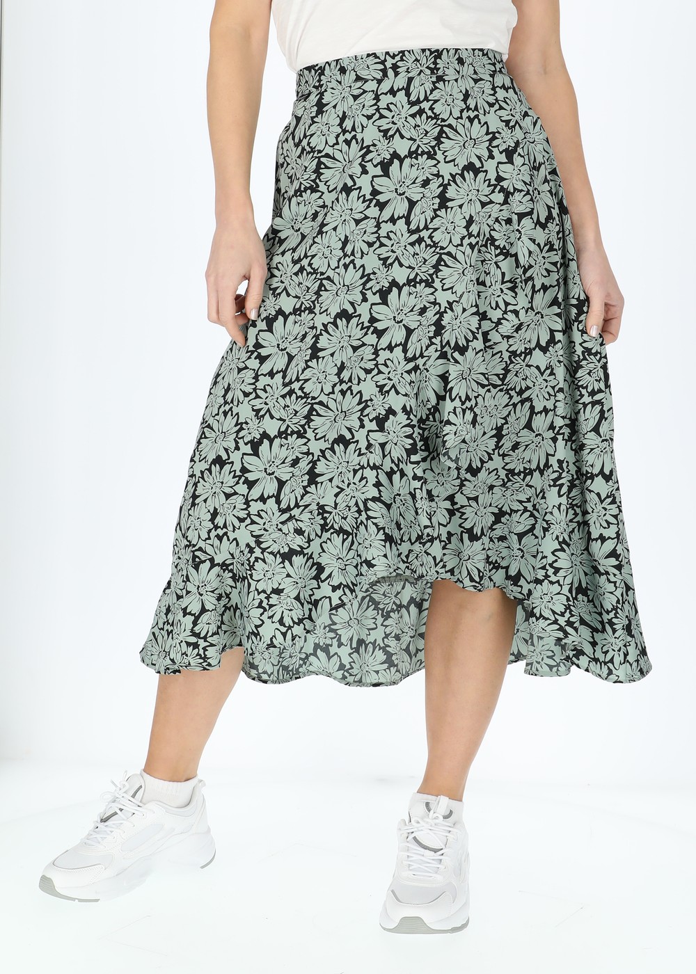 Sankt Claud Skirt W, Daisey Flower Green, 34,  Strandkläder Sankt Claud Skirt W, Daisey Flower Green, 34,  Strandkläder