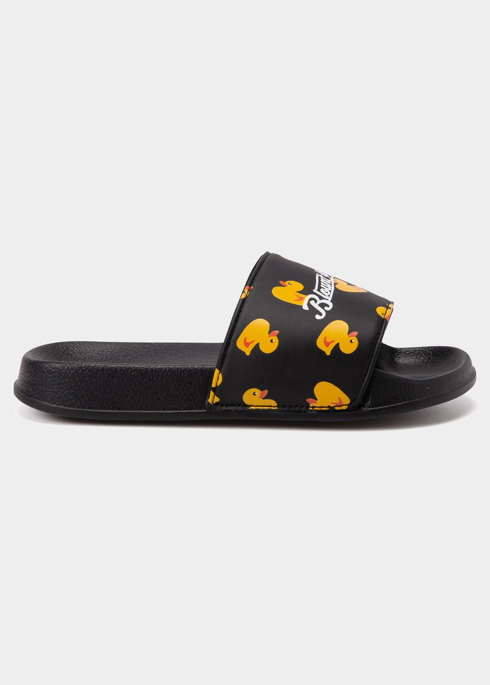 Hawaii Slippers Jr, Black Yellow Duck, 35,  Beachsandaler