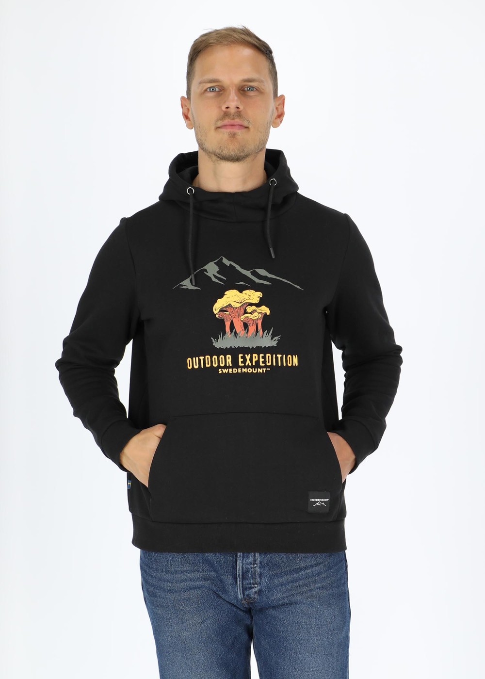 Forest Hood, Black Chantarelle, M,  Hoodies