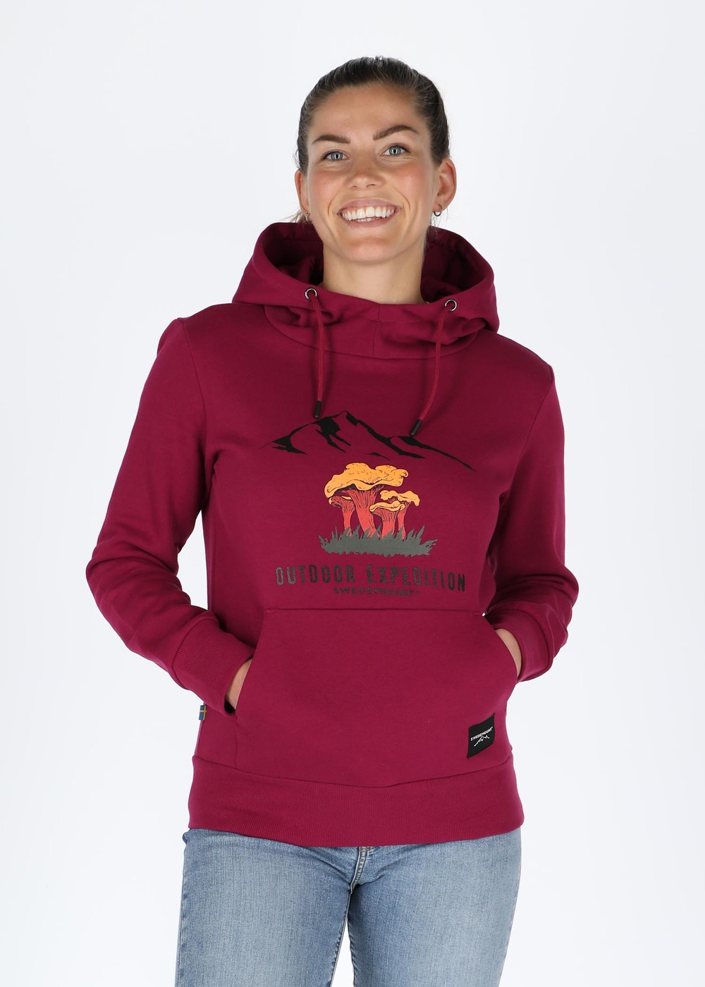 Forest Hood W, Burgundy Chanterelle, 40,  Hoodies Forest Hood W, Burgundy Chanterelle, 40,  Hoodies