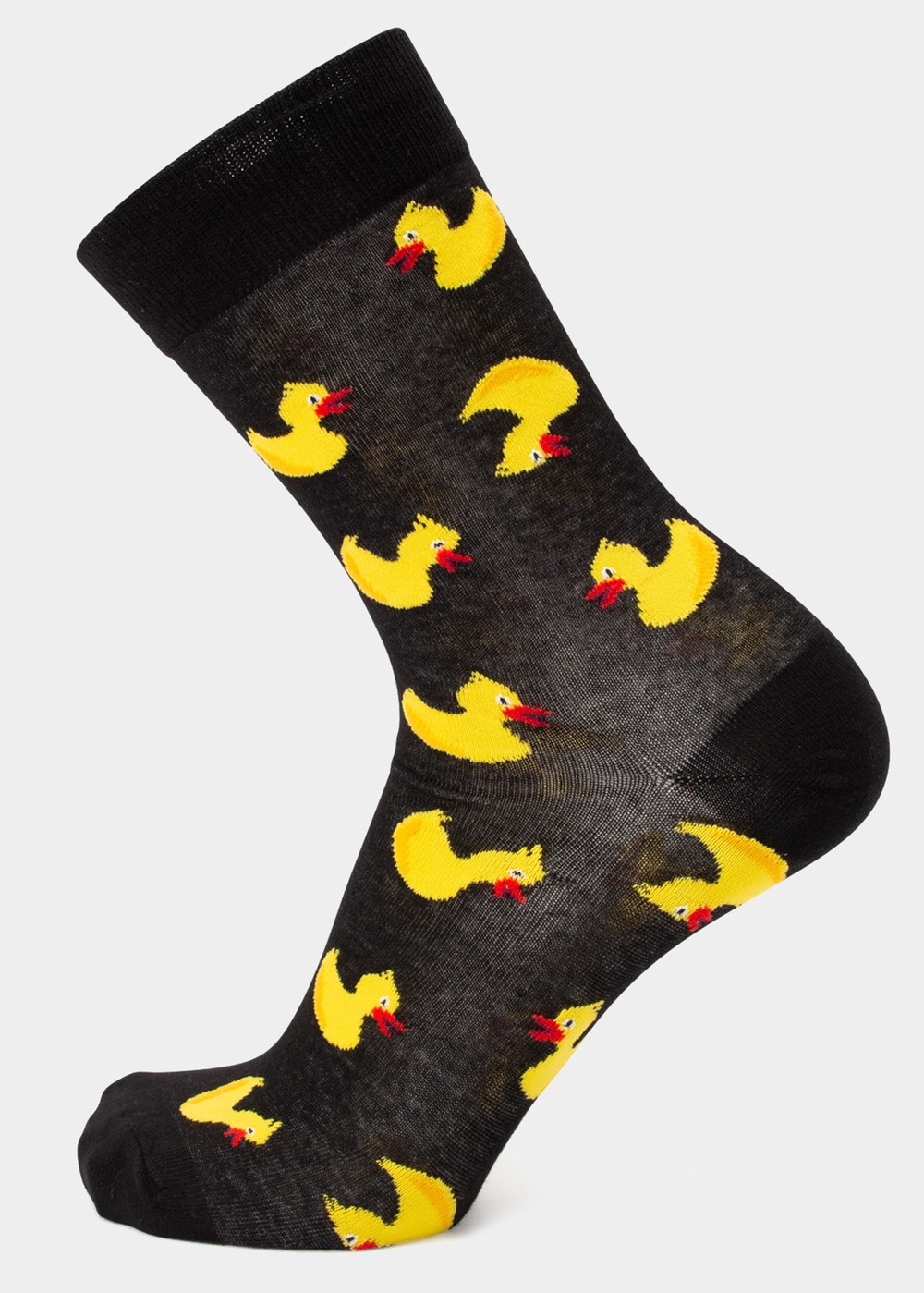 Tropical Sock, Black Yellow Duck, 41-46,  Bomullsstrumpor