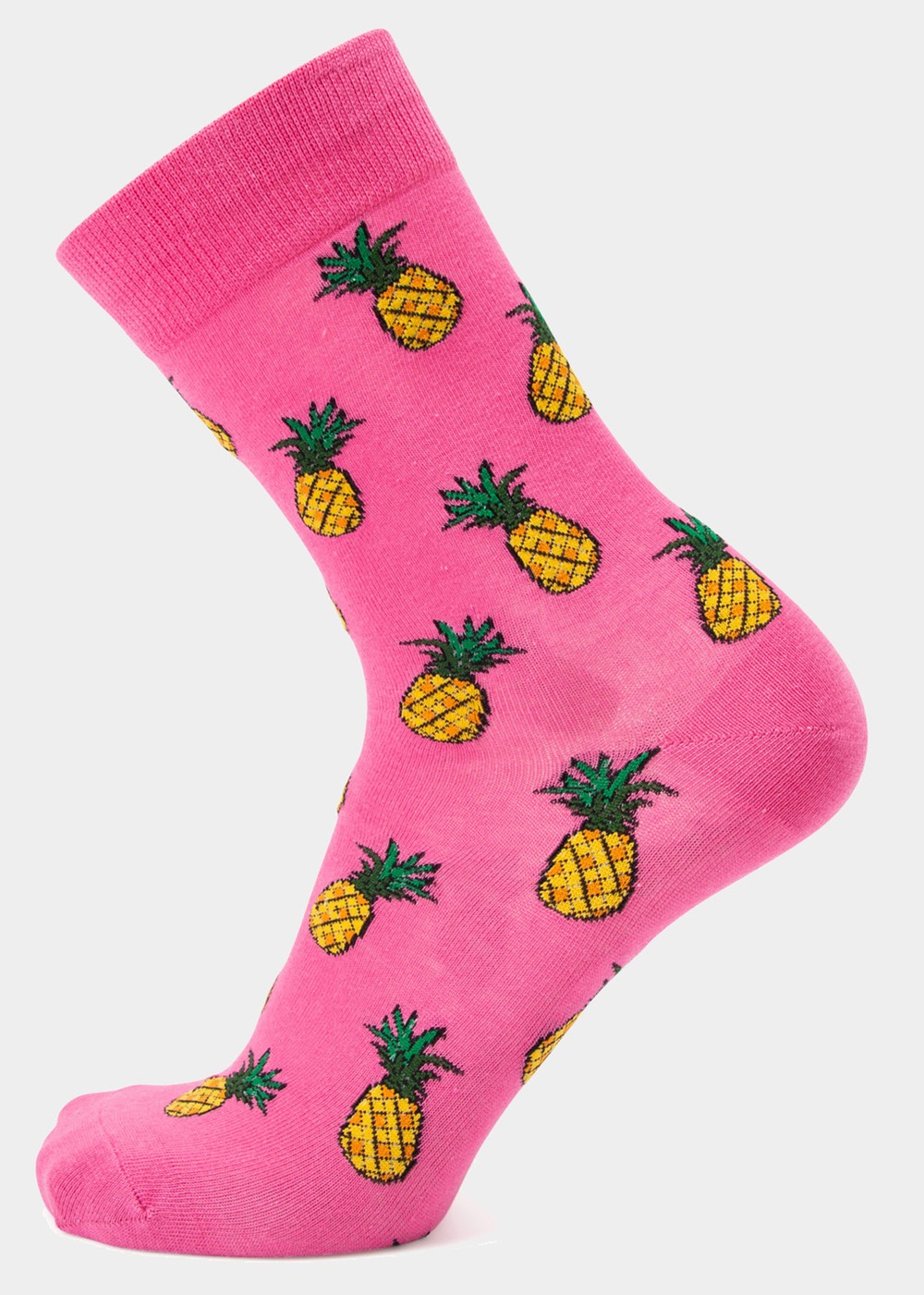 Tropical Sock Jr, Pink Pineapple, 31-35,  Bomullsstrumpor