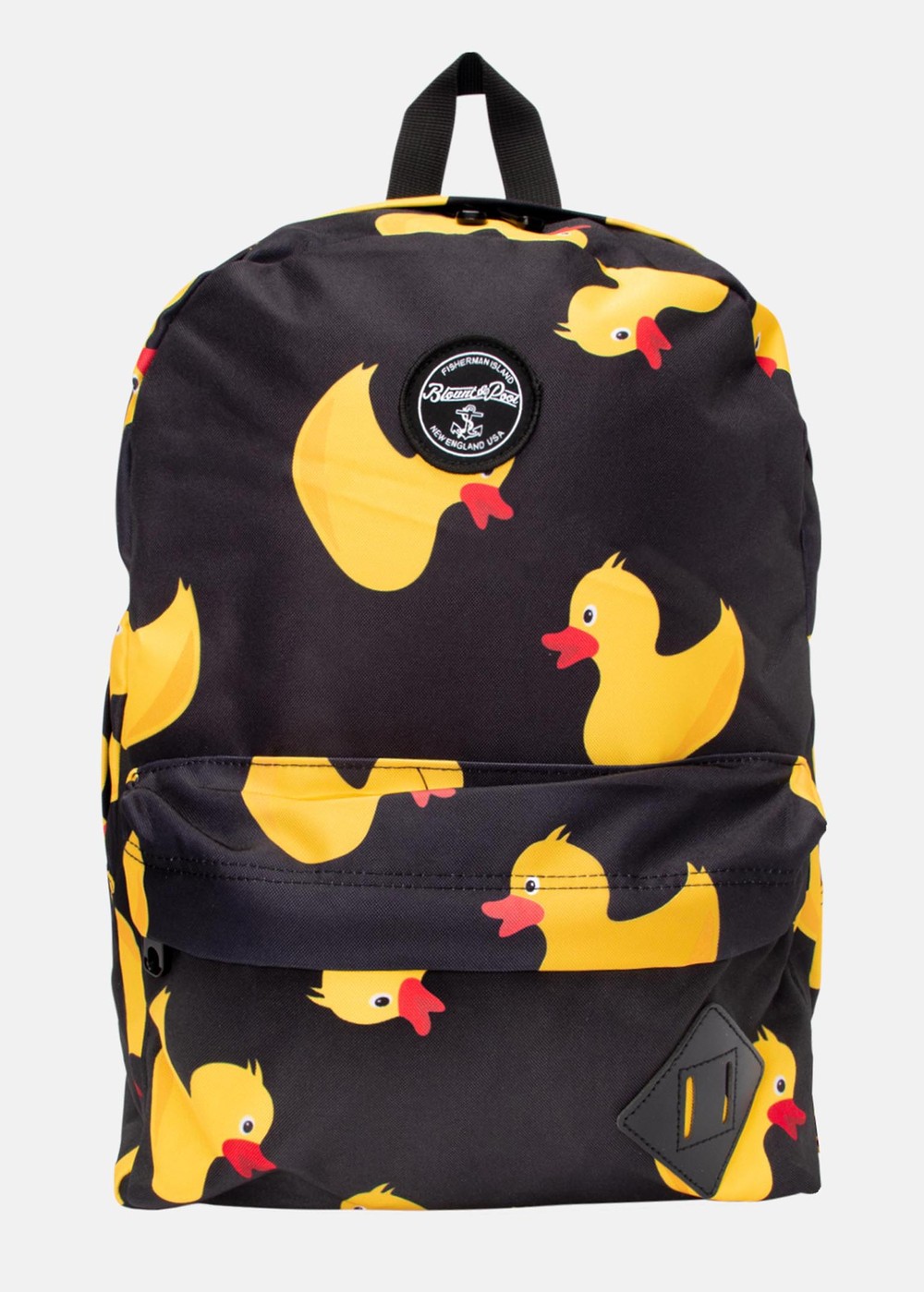 Hawaii Backpack, Black Yellow Duck, Onesize,  Skolväskor