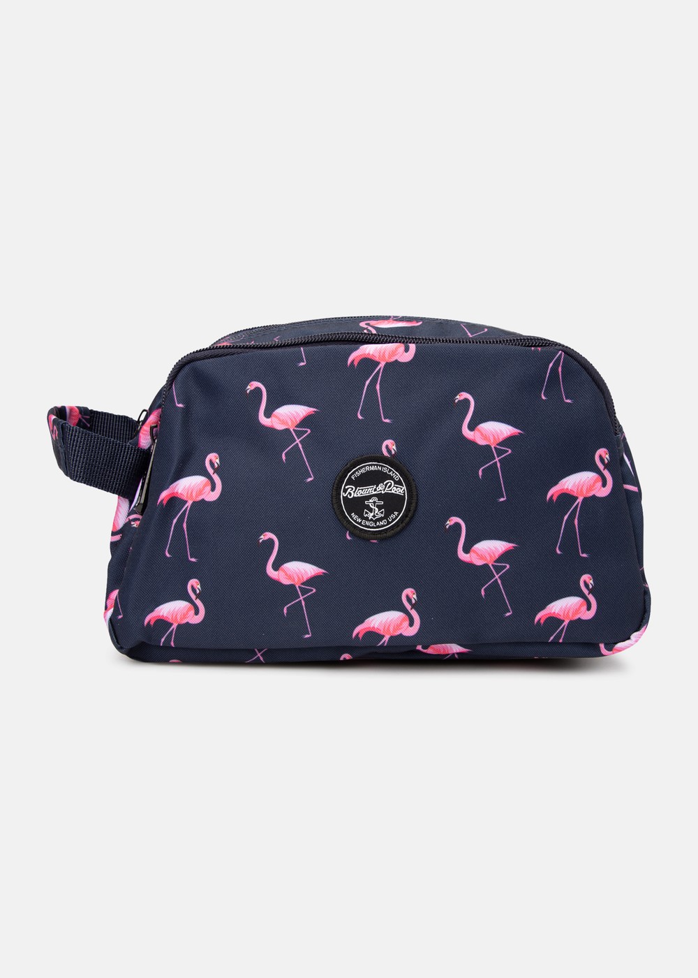 Hawaii Toiletry Bag, Navy Flamingo, Onesize,  Necessärer