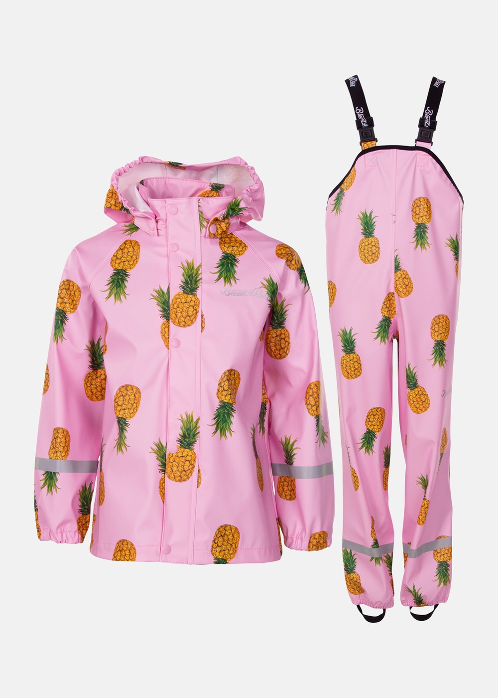 Monsoon Rain Set Jr, Pink Pineapple, 80,  Regnjackor