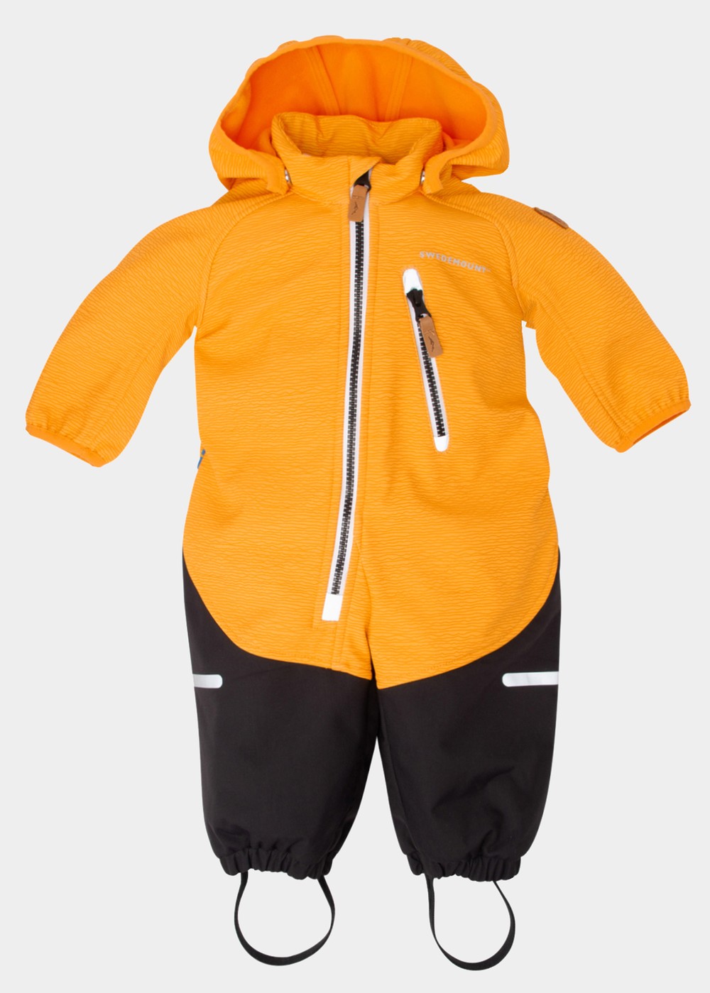 Holmenkollen Softshell Overall Infant, Mustard Yellow Melange, 62,  Regnjackor