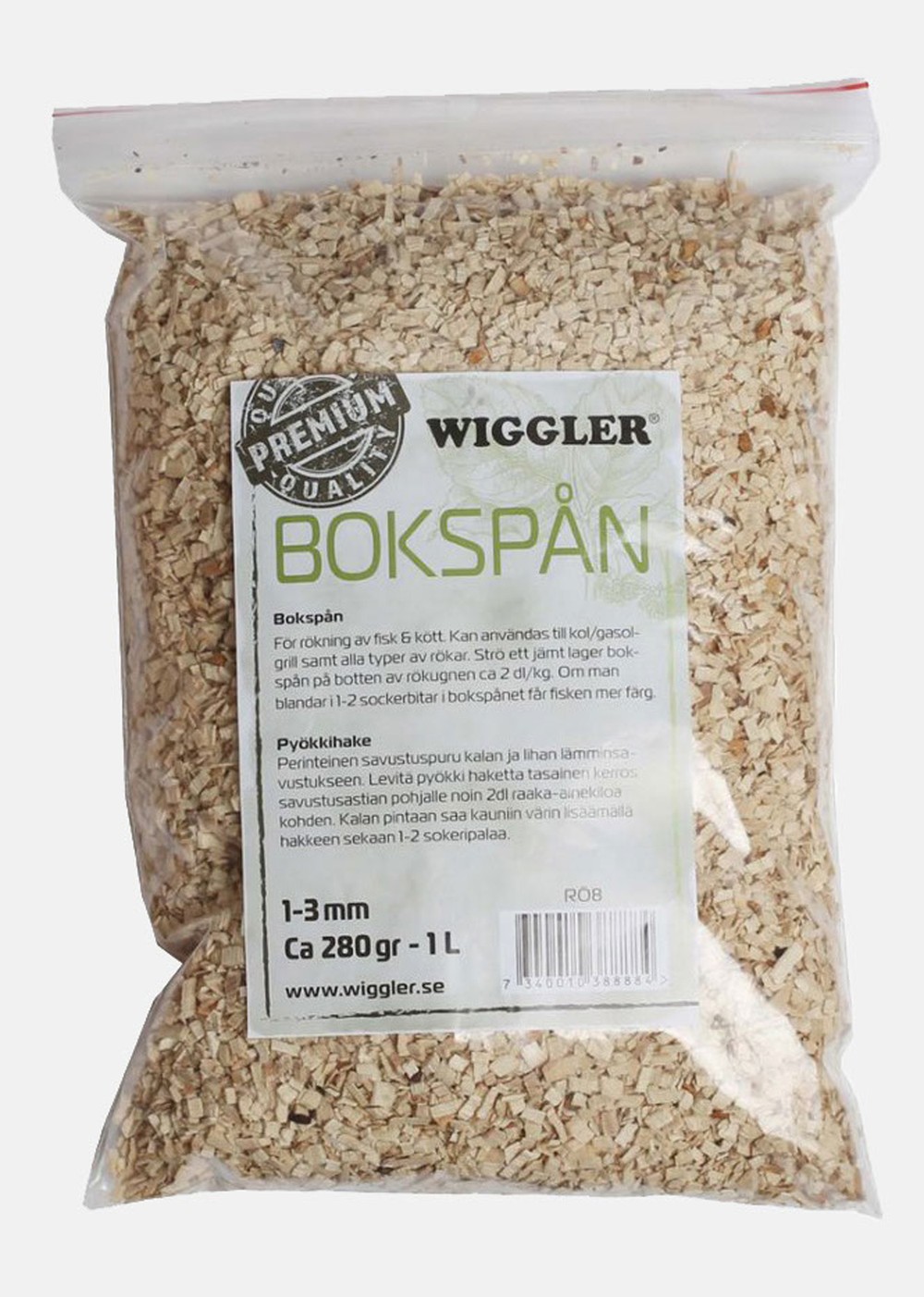 Wiggler Bokspån 280gr, Trä, 280,  Verktyg Och Tillbehör