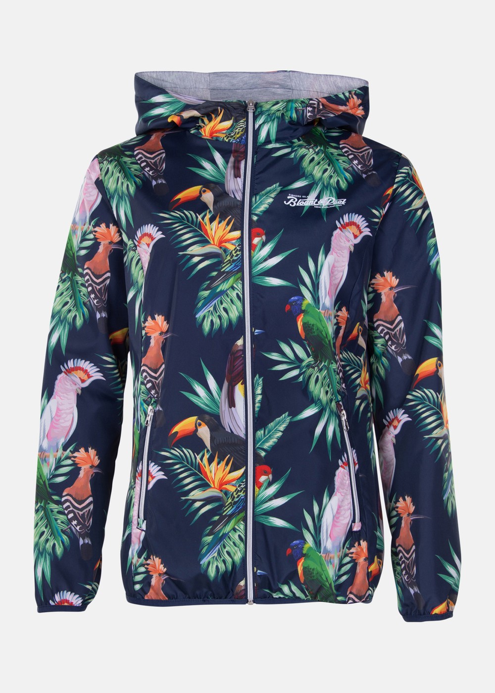 Tropical Wind Jacket W, Navy Kakadua Flower, 42,  Vårjackor