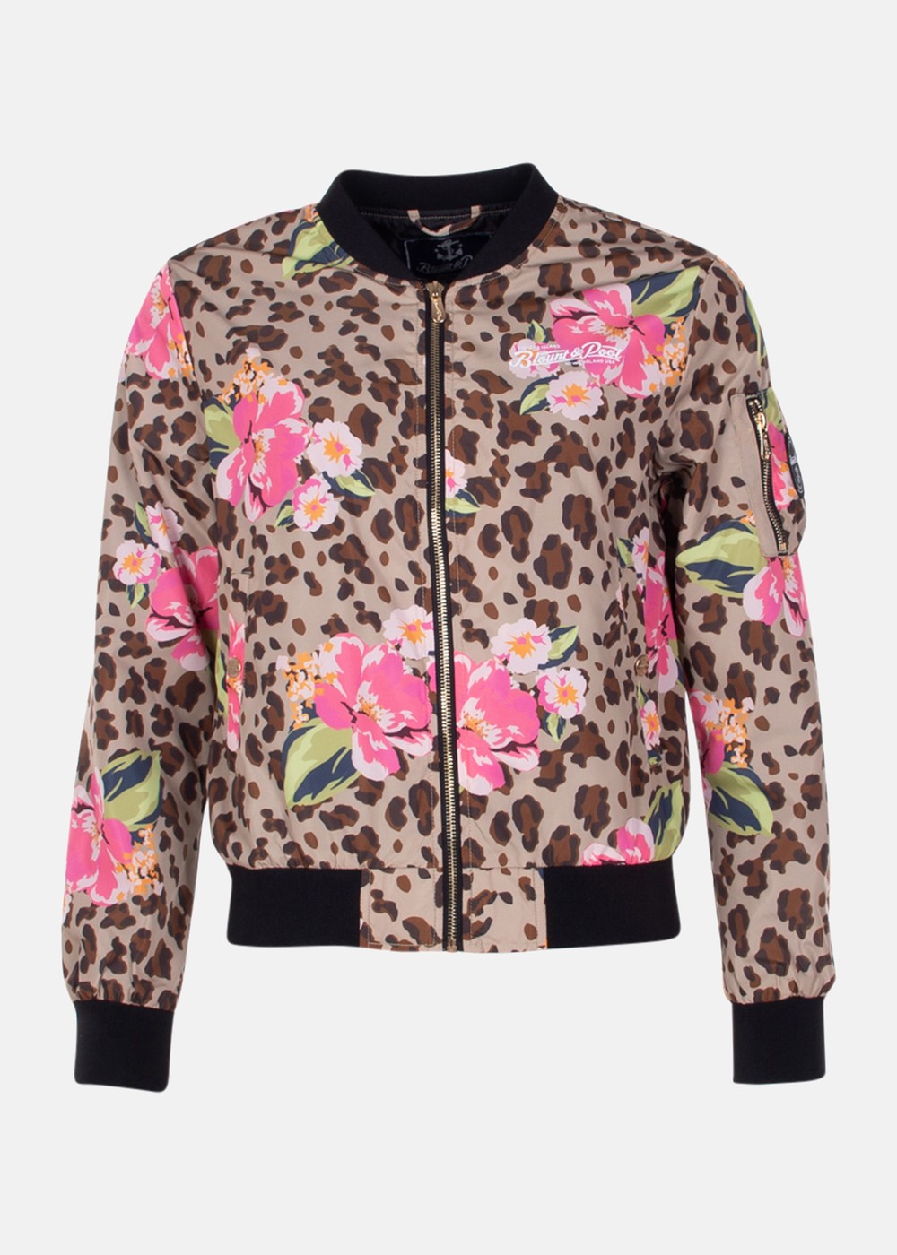 Hawaii Bomber Jacket W, Leo Flower Aop, 36,  Jackor