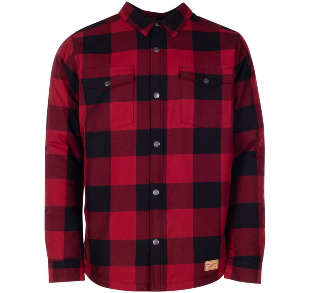 Forest Pile Shirt, Red/Black, 2xl,  Långärmade Skjortor