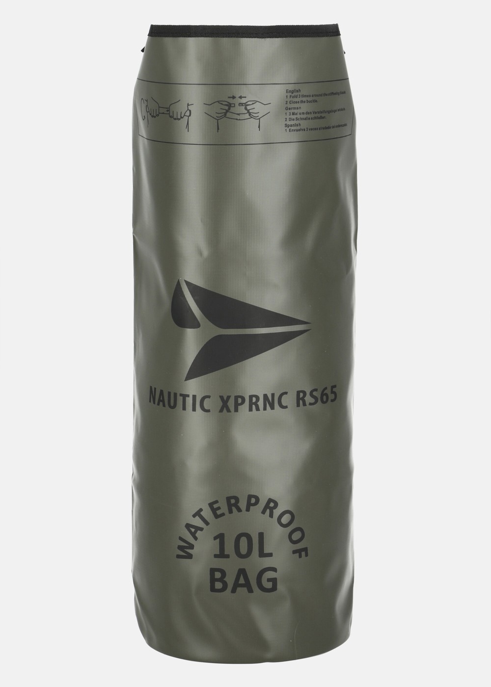 Nautic Waterproof Bag 10l, Olive, Onesize,  Vandringsryggsäckar