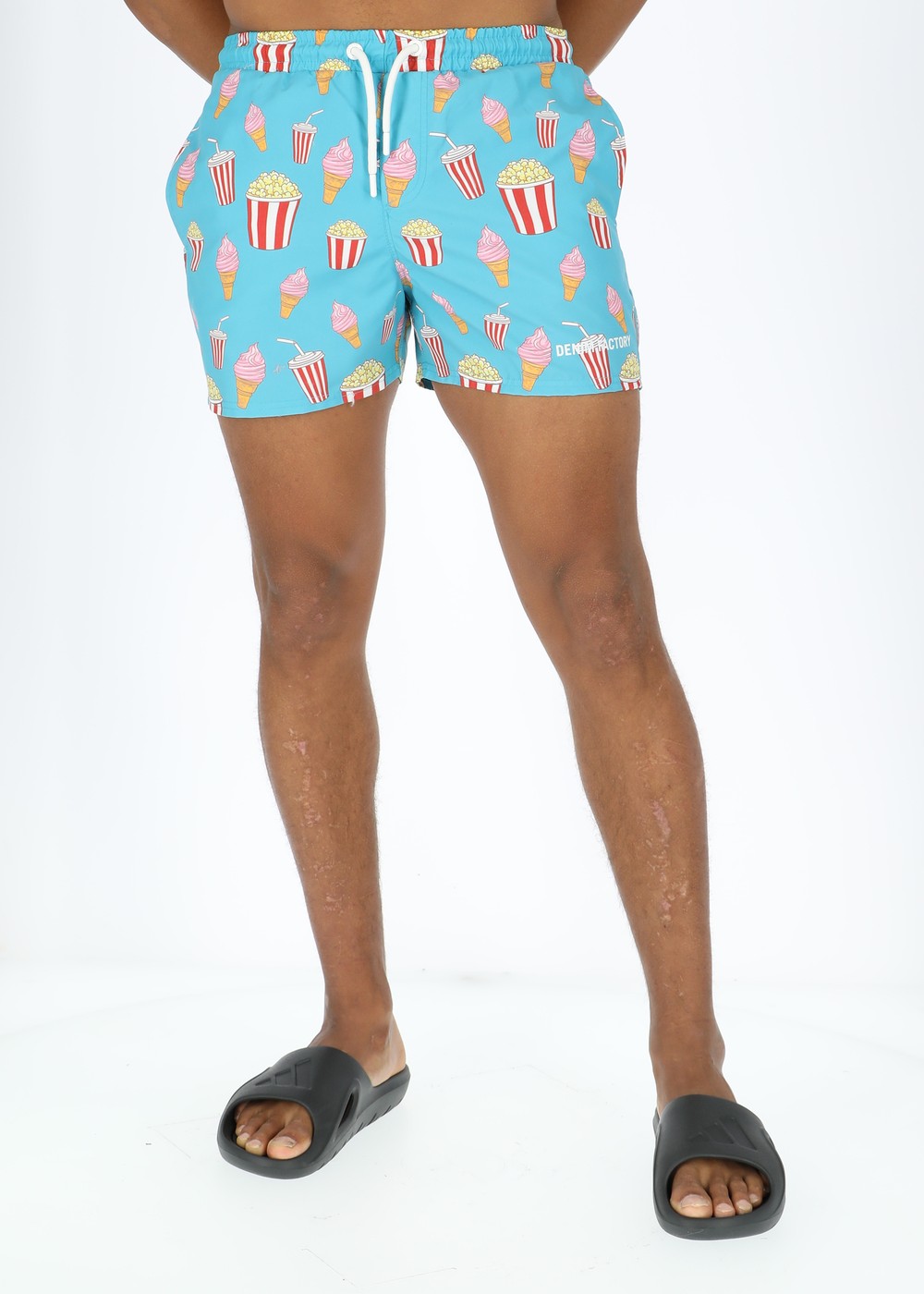 New York Beach Shorts, Turquise Cinema, 3xl,  Badbyxor