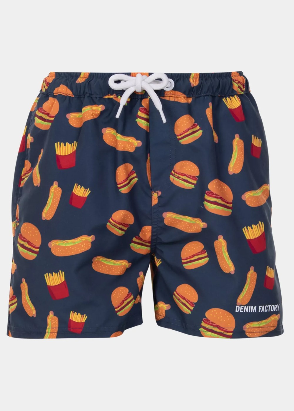 New York Beach Shorts Jr, Navy Hamburger, 90,  Badkläder