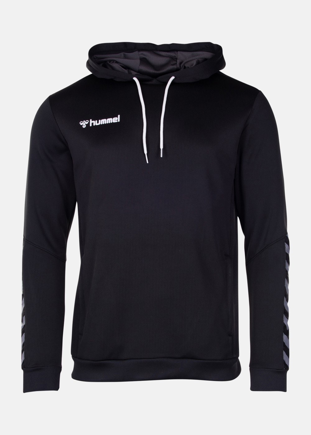 Hmlauthentic Poly Hoodie, Black/White, 2xl,  Hoodies