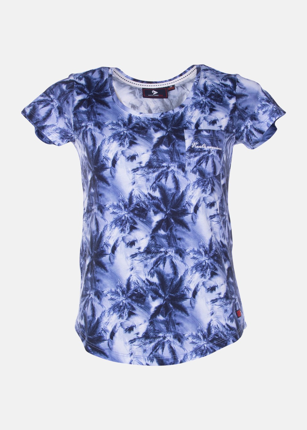 Maui Tee W, Blue Aop, 38,  T-Shirts