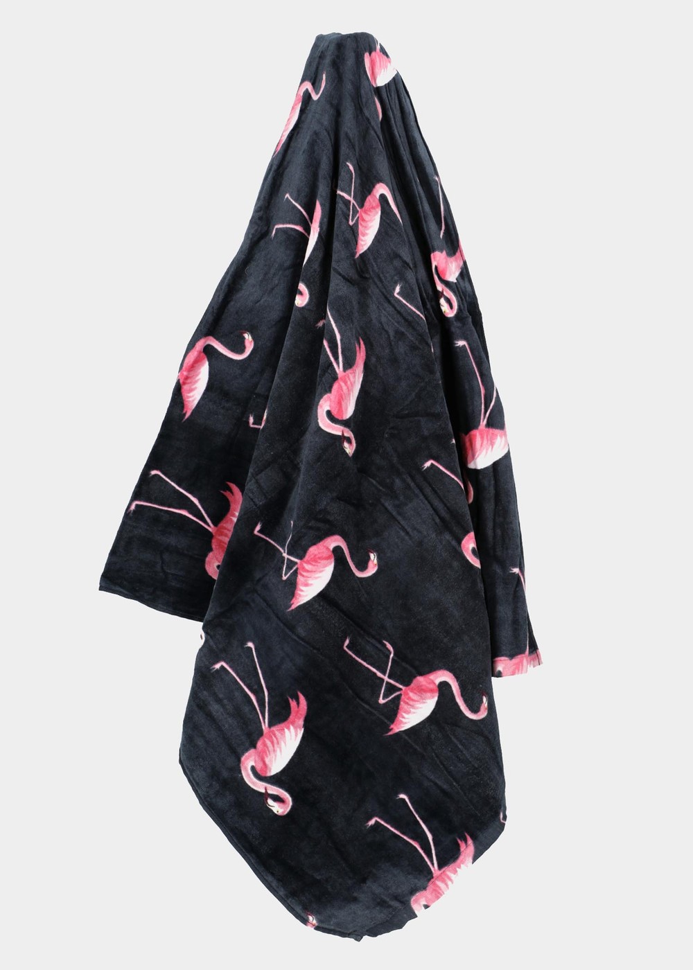 Beach Towel 90x180, Navy Flamingo, Onesize,  Handdukar