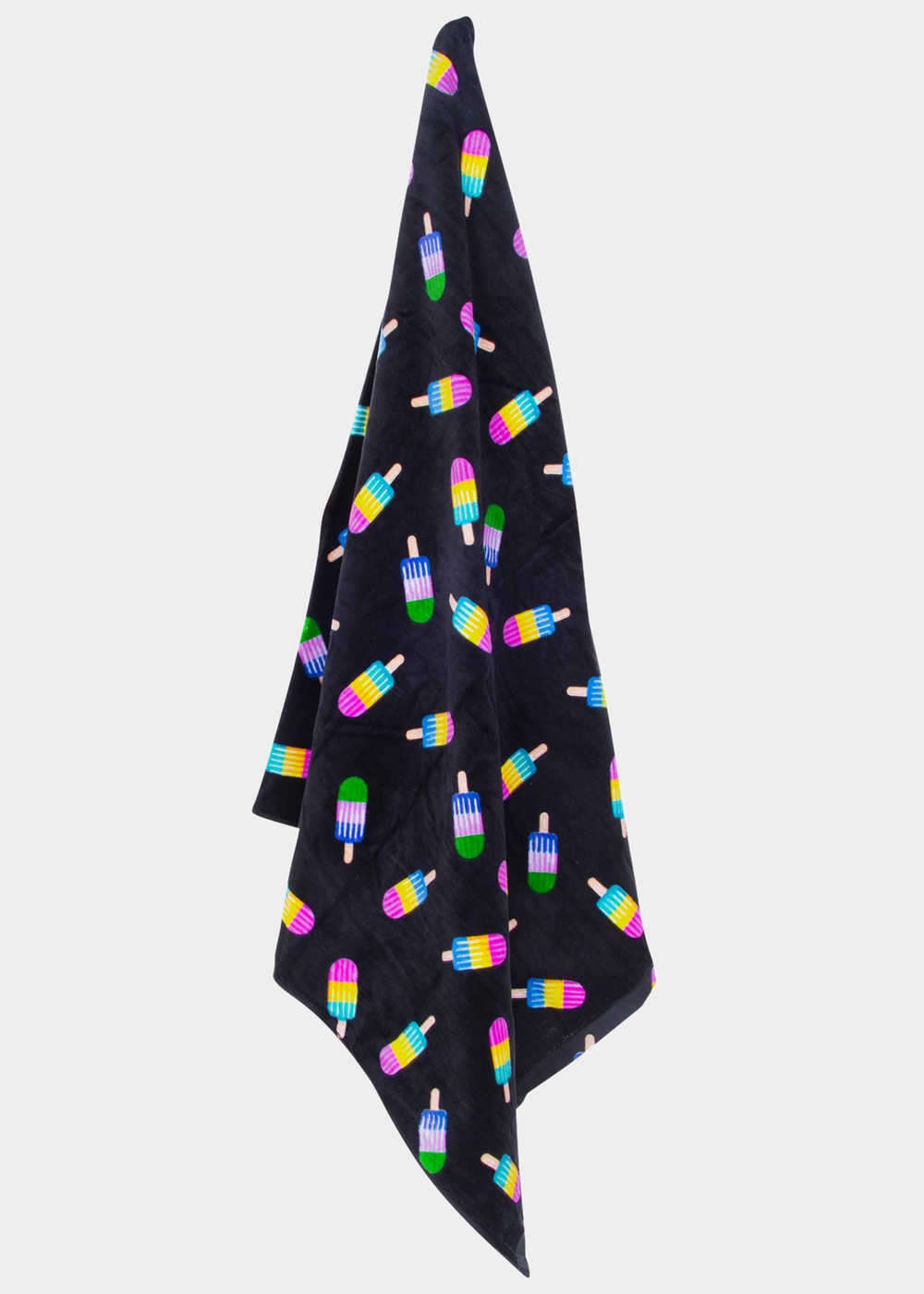 Beach Towel 90x180, Black Ice Cream, Onesize,  Handdukar