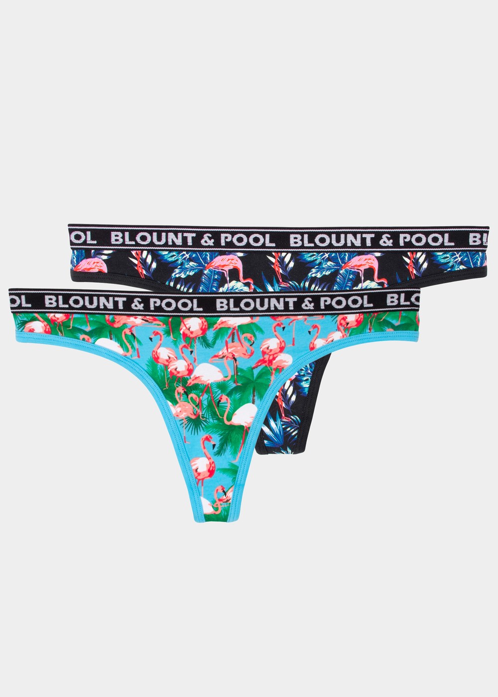 Tropical String 2p W, Jungle Flamingo, S,  Trosor