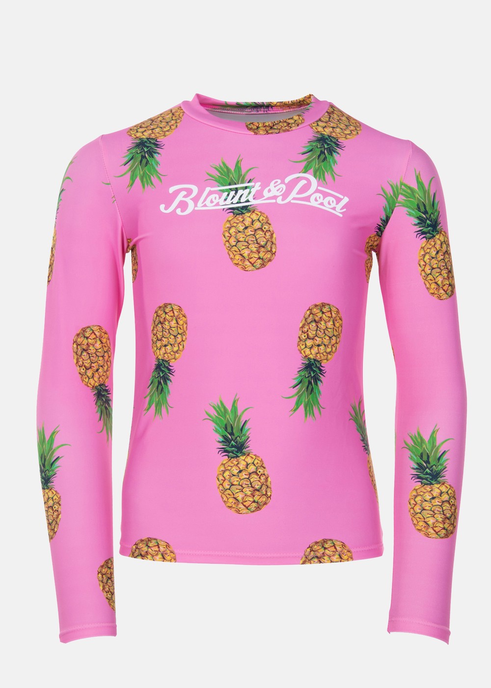 Tropical Uv Shirt Jr, Pink Pineapple, 100,  Baddräkter