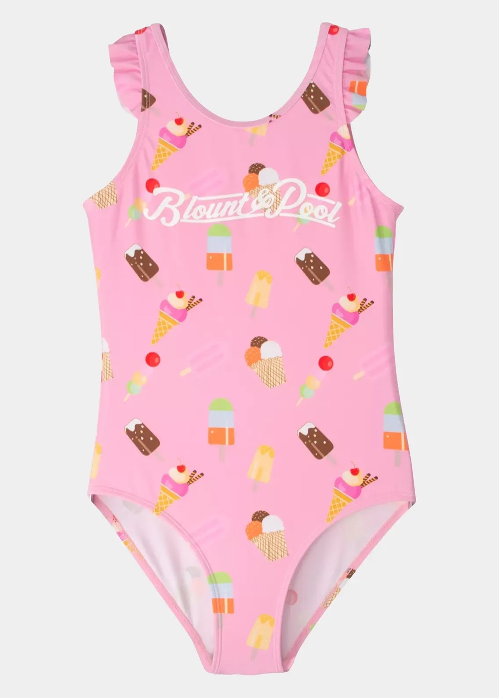 Tropical Swimsuit Jr, Pink Icecream, 100,  Badkläder