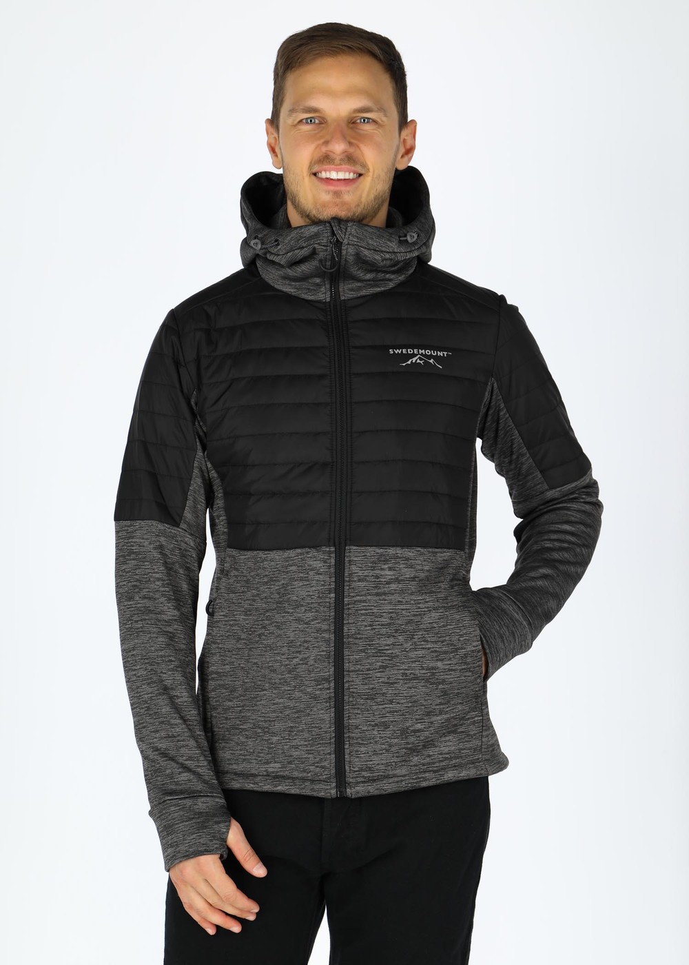 Lofoten Hybrid Jacket Charcoal Melange/ Black M  Jackor