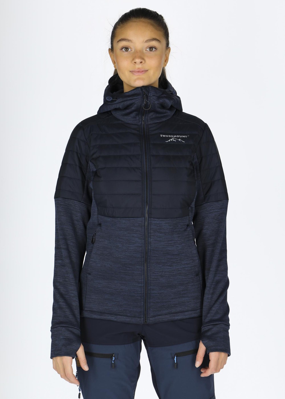 Lofoten Hybrid Jacket W, Dk. Navy Melange/ Navy, 44,  Jackor Lofoten Hybrid Jacket W, Dk. Navy Melange/ Navy, 44,  Jackor