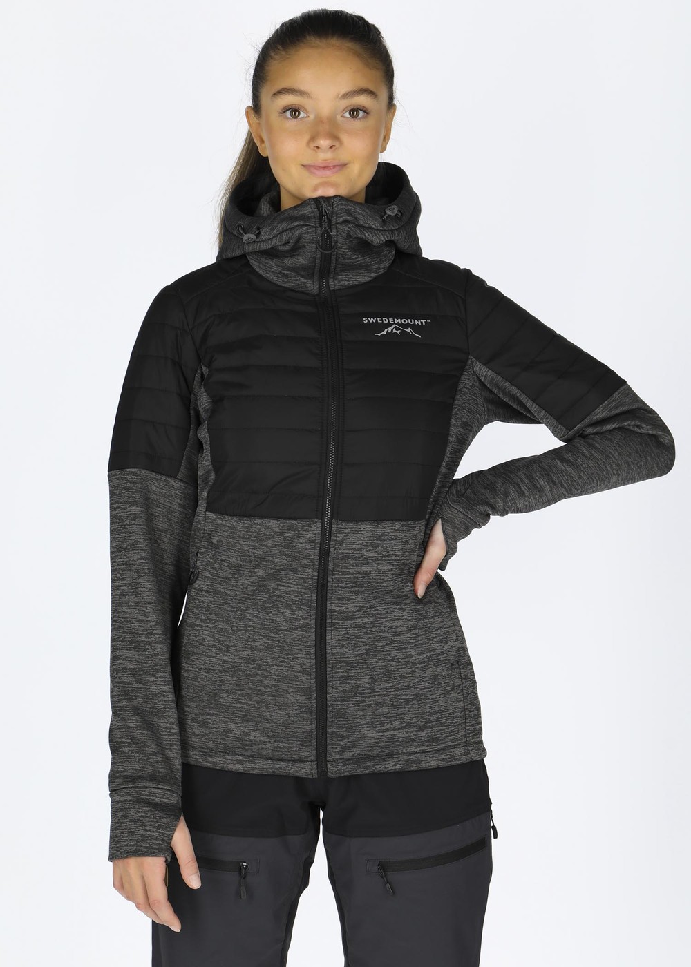 Lofoten Hybrid Jacket W, Charcoal Melange/ Black, 38,  Jackor Lofoten Hybrid Jacket W, Charcoal Melange/ Black, 38,  Jackor