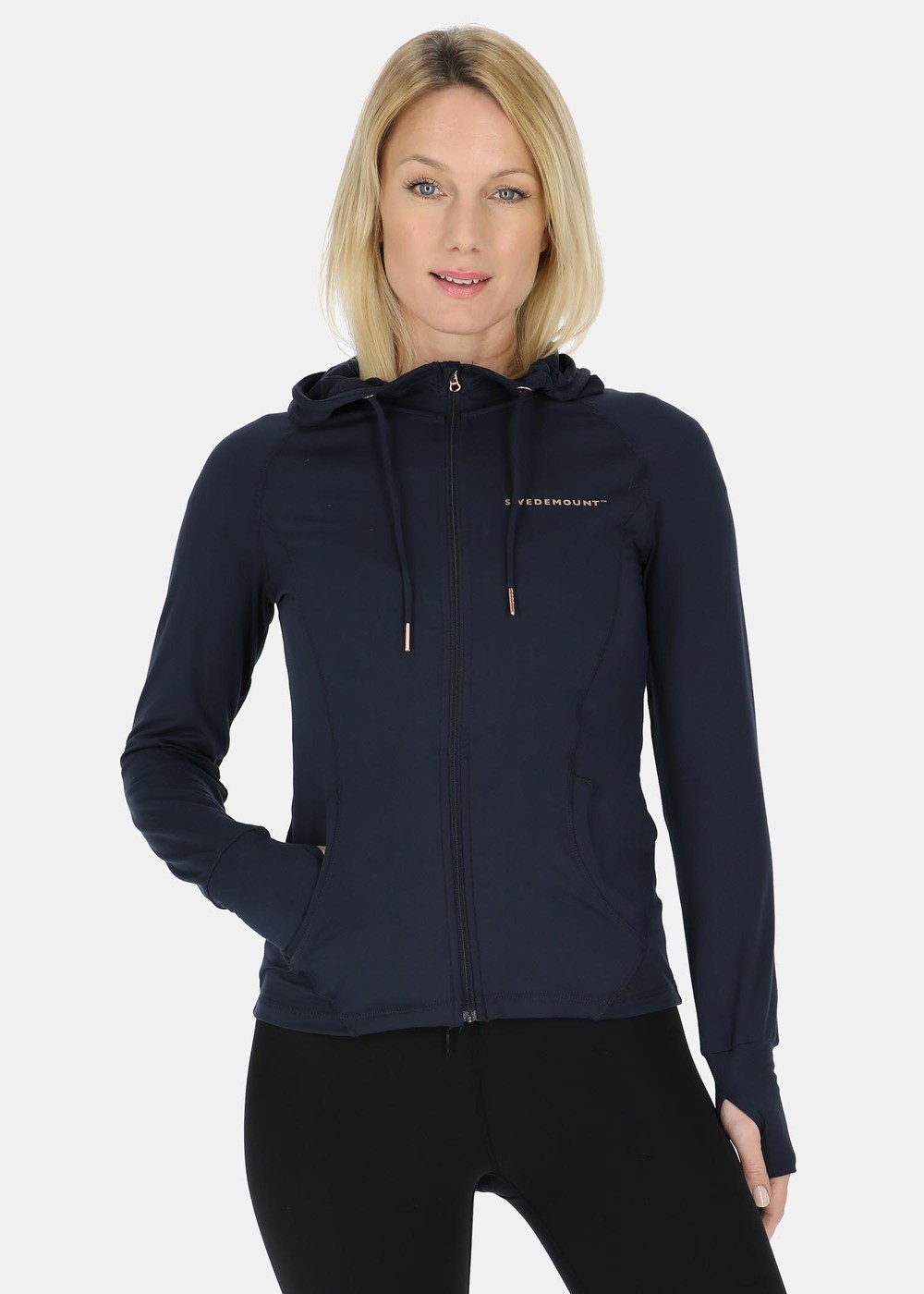 Gym Zip Hood W, Navy, 40,  Hoodies Gym Zip Hood W, Navy, 40,  Hoodies