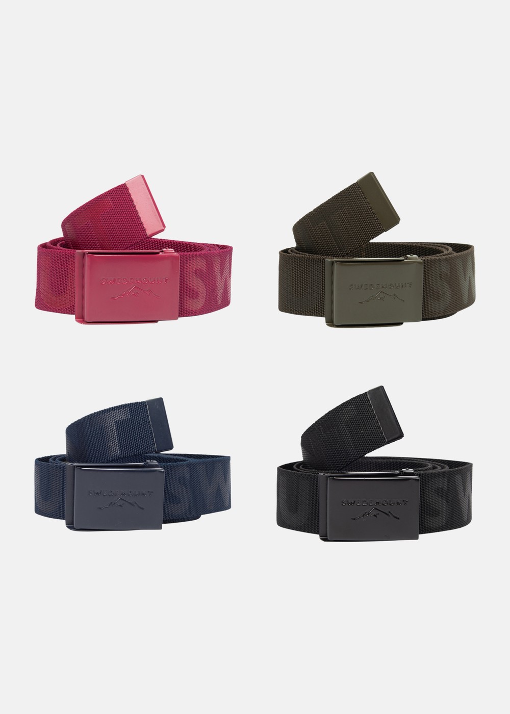 Stretch Belt 1-Pack, Mixed, 311-Burgun,  Vandringsbyxor | Kläder//Shorts//Dam//Vardagsshorts | Padelspecialisterna