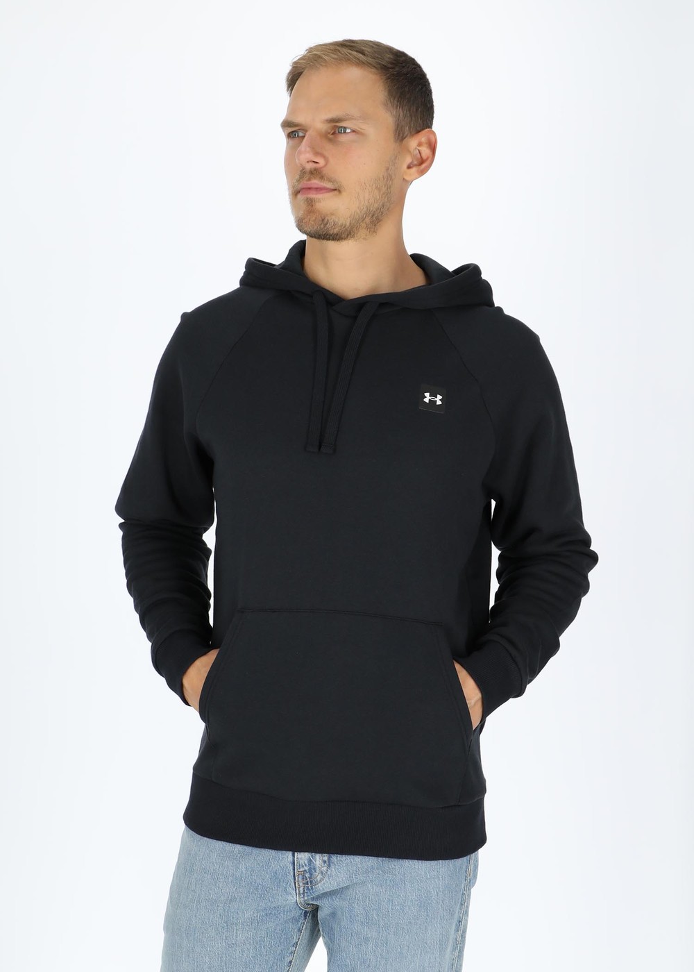 Ua Rival Fleece Hoodie, Black, M,  Hoodies