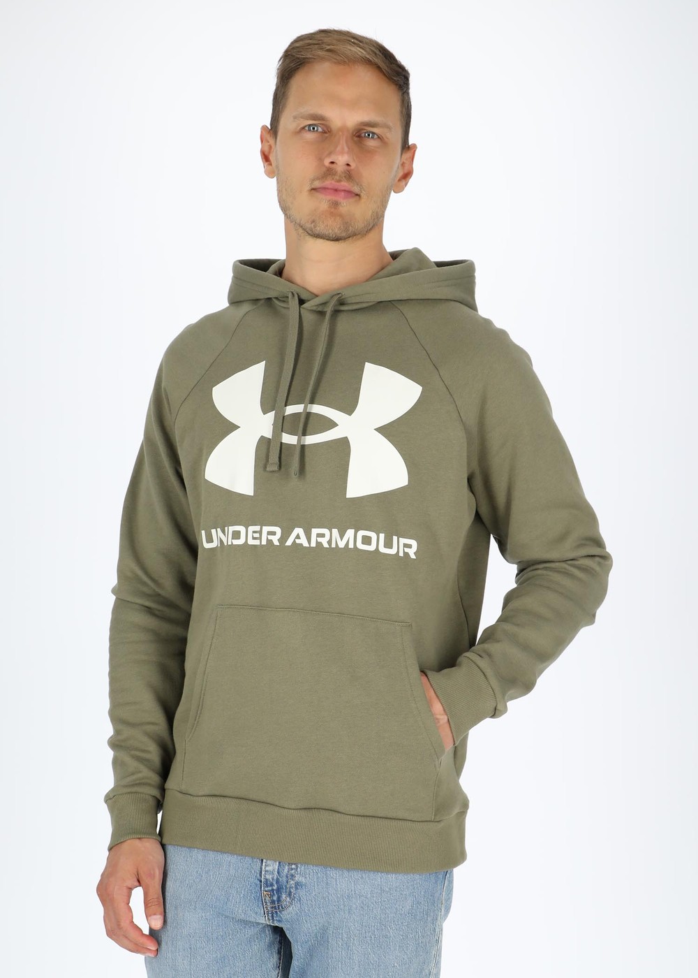 Ua Rival Fleece Big Logo Hd, Tent, S,  Hoodies