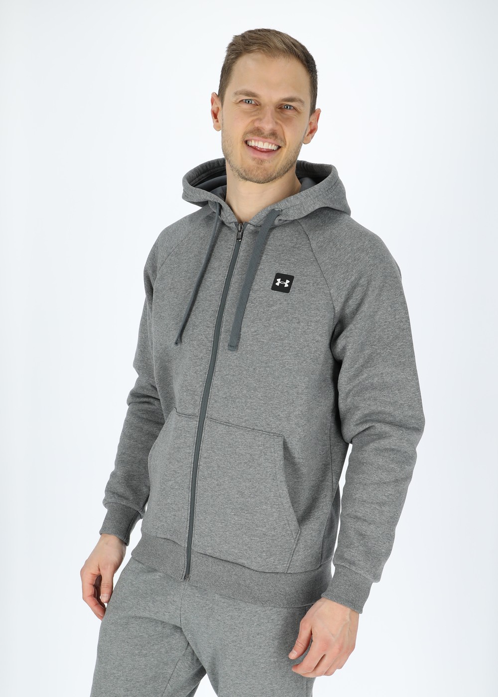 Ua Rival Fleece Fz Hoodie, Pitch Gray Light Heather, S,  Hoodies Ua Rival Fleece Fz Hoodie, Pitch Gray Light Heather, S,  Hoodies