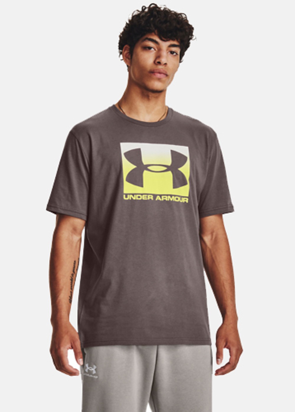 Ua Boxed Sportstyle Ss, Ash Taupe, S,  T-Shirts
