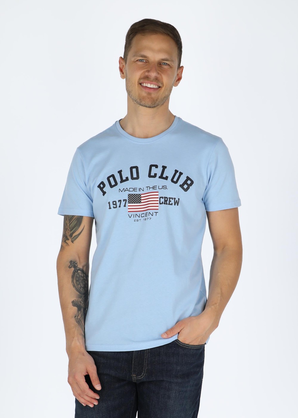 Mesa Swe, Light Blue, L,  T-Shirts Mesa Swe, Light Blue, L,  T-Shirts