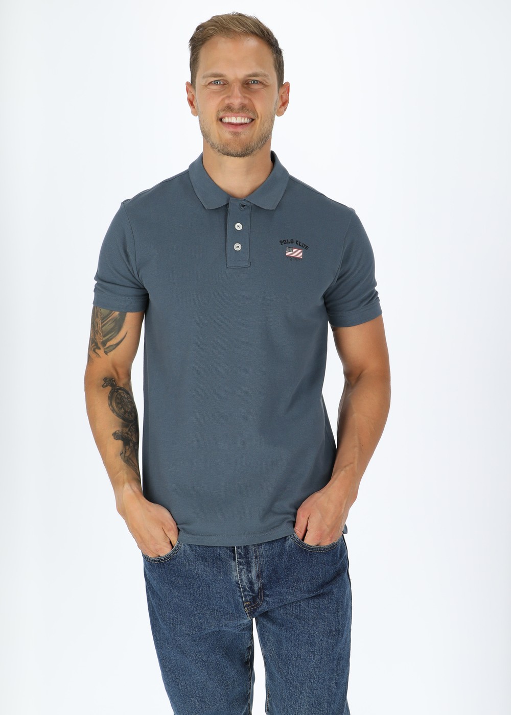 Loisville Swe, Denim Blue, S,  Piketröjor Loisville Swe, Denim Blue, S,  Piketröjor