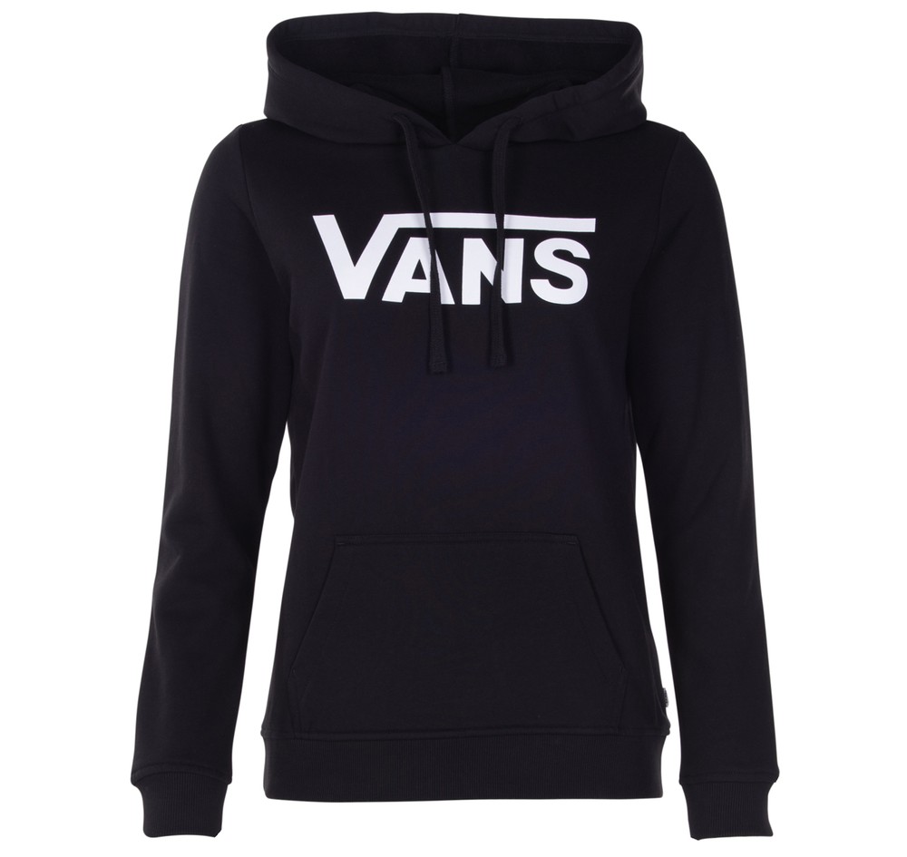 Wm Drop V Logo Hoodie-B, Black, Xs,  Hoodies