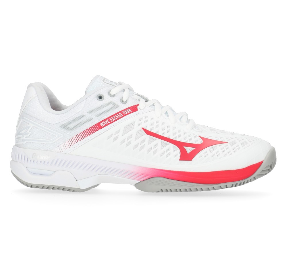 Wave Exceed Tour 4 Cc Padel W, White / Rose Red / Nimbus Clou, 40.5