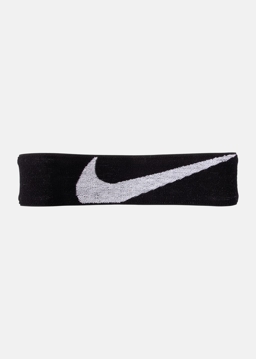 Nike Logo Knit Elastic Headban, Black/White, Onesize,  Pannband | Träningskläder//Herr//Aktivitet//Tränings-t-shirts | Padelspecialisterna