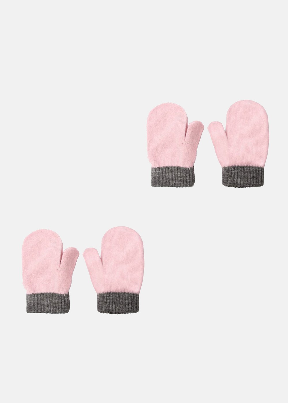 Sundsvall Wool Mitten, 2-P, Pink/Anth, 12,  Vantar