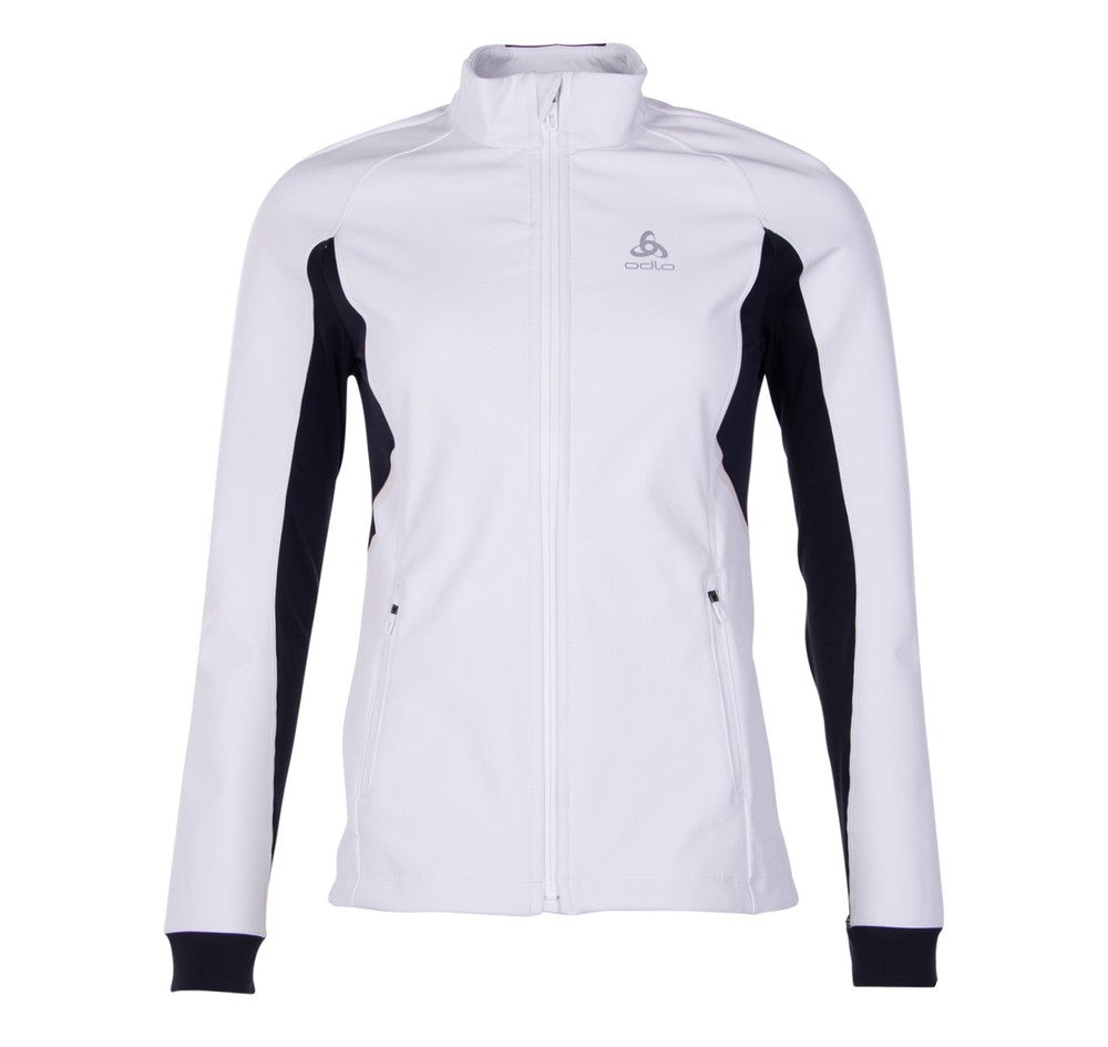 W Jacket Aeolus, White - Black, Xl,  Längdskidkläder