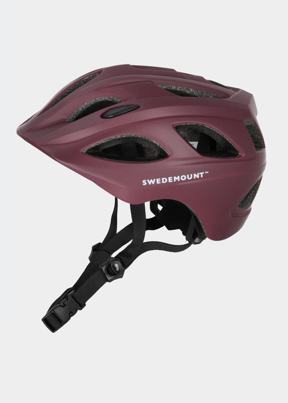 Bike Helmet, Burgundy, 53/56,  Cykelhjälmar