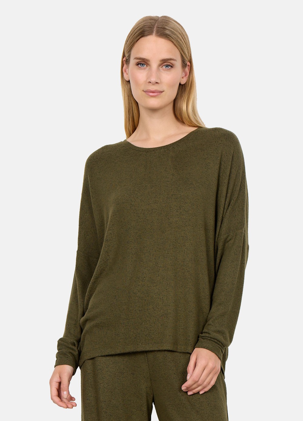 Sc-Biara 1, Olive Melange, S,  Stickat