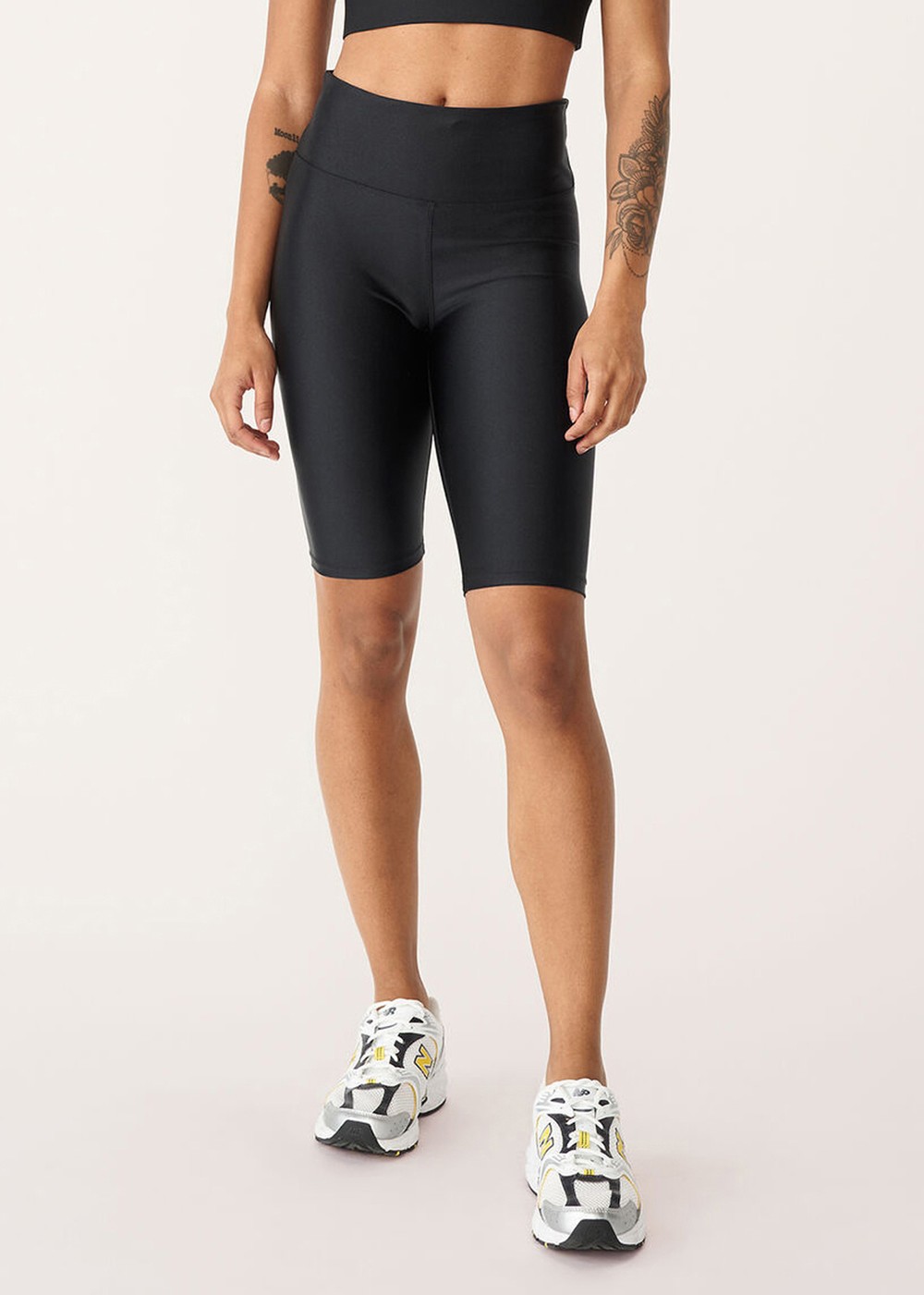 Shiny Bike Tights, Black, Xs,  Korta Tights