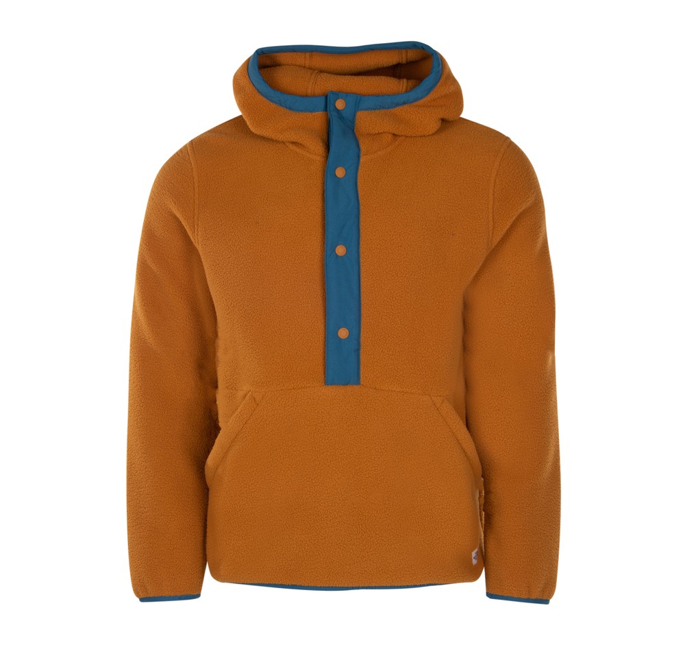 M Carbondale 1/4 Snp, Timber Tan/Mallard Blue, Xl,  Sweatshirts