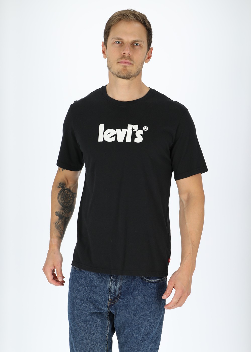 Ss Relaxed Fit Tee, Poster Log, Xs,  T-Shirts Ss Relaxed Fit Tee, Poster Log, Xs,  T-Shirts