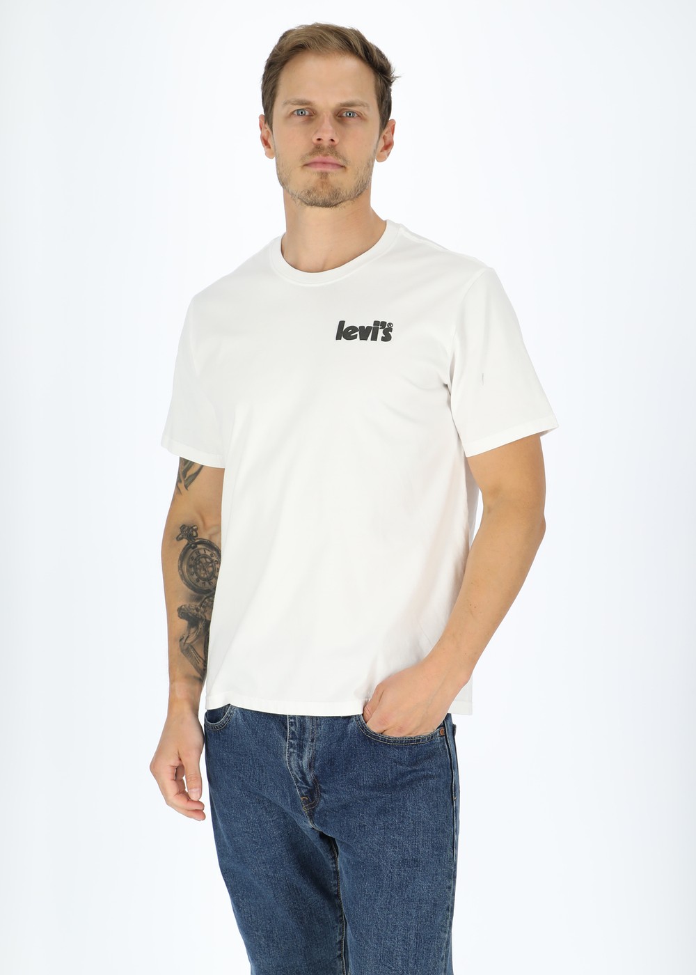 Ss Relaxed Fit Tee, Poster Whi, Xl,  T-Shirts